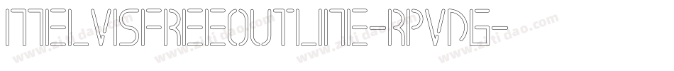 MelvisfreeOutline-RpvD6字体转换