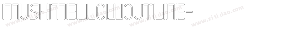 MushmellowOutline字体转换