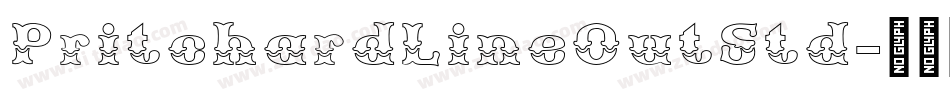 PritchardLineOutStd字体转换