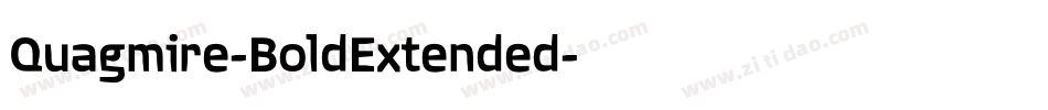 Quagmire-BoldExtended字体转换