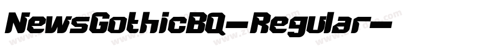 NewsGothicBQ-Regular字体转换