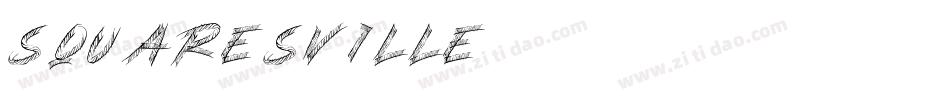 Squaresville字体转换
