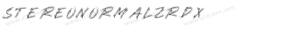 StereoNormal-zrDX字体转换