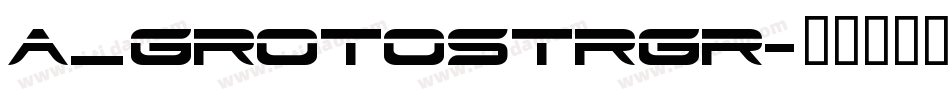 a_GrotoStrGr字体转换