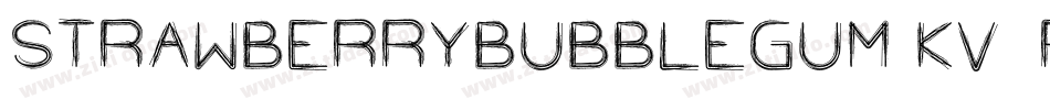 Strawberrybubblegum-Kv0p字体转换