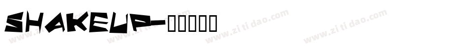 ShakeUp字体转换