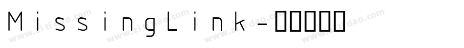 MissingLink字体转换