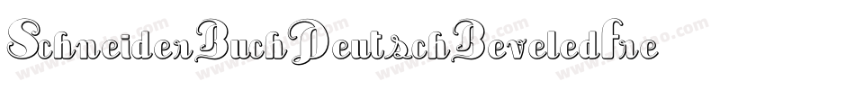 SchneiderBuchDeutschBeveledFree-jYJv字体转换