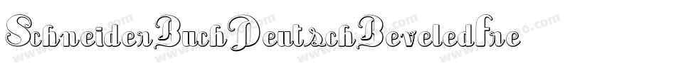SchneiderBuchDeutschBeveledFree-jYJv字体转换