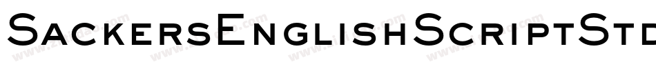 SackersEnglishScriptStd字体转换