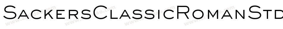 SackersClassicRomanStd-Light字体转换