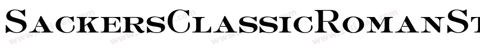SackersClassicRomanStd-Light字体转换
