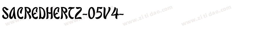 SacredHertz-o5V4字体转换