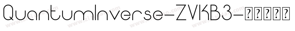 QuantumInverse-ZVKB3字体转换