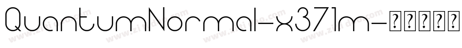 QuantumNormal-x371m字体转换