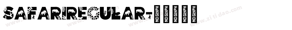 SafariRegular字体转换