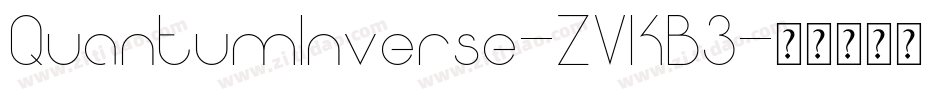 QuantumInverse-ZVKB3字体转换
