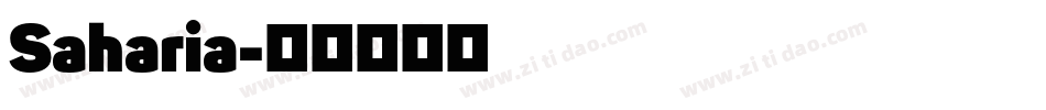 Saharia字体转换