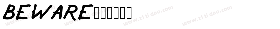 Beware字体转换