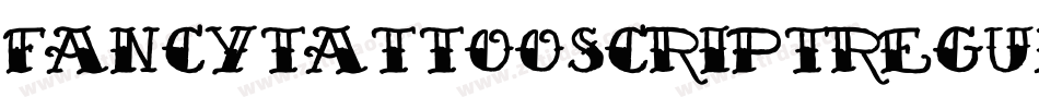 FancyTattooScriptRegular-50qV字体转换