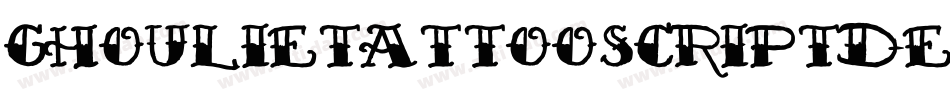 GhoulieTattooScriptDemo-YzXn8字体转换