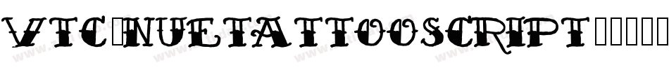 Vtc-NueTattooScript字体转换