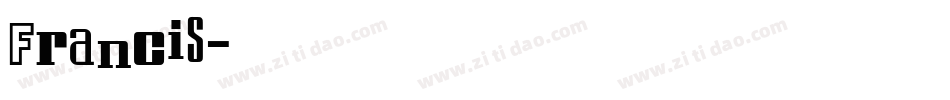 Francis字体转换