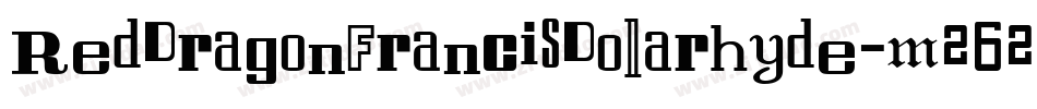 RedDragonFrancisDolarhyde-m262字体转换