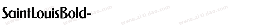SaintLouisBold字体转换