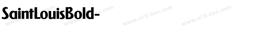 SaintLouisBold字体转换