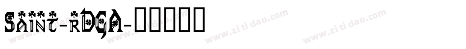 Saint-rDGA字体转换