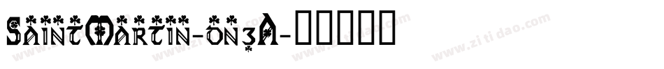 SaintMartin-on3A字体转换