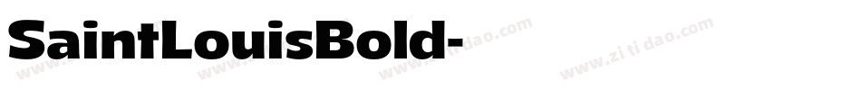 SaintLouisBold字体转换