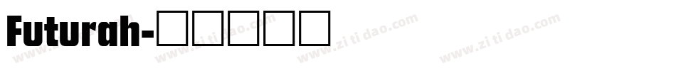 Futurah字体转换