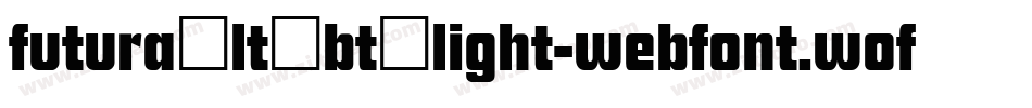 futura_lt_bt_light-webfont.woff字体转换