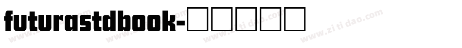 futurastdbook字体转换