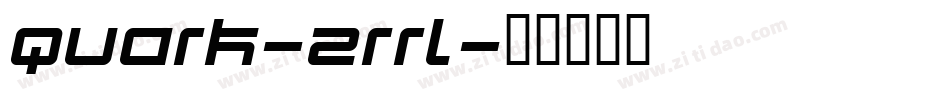 Quark-zrrL字体转换