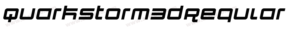 QuarkStorm3DRegular-xE7K字体转换