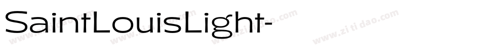 SaintLouisLight字体转换