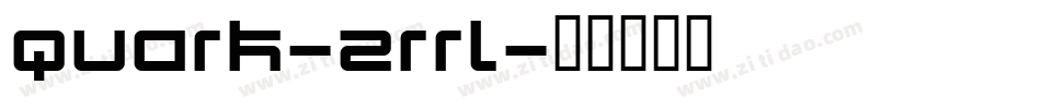 Quark-zrrL字体转换
