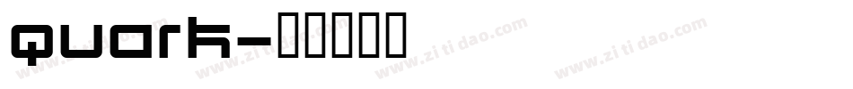 Quark字体转换