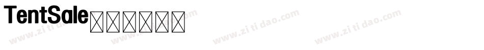 TentSale字体转换