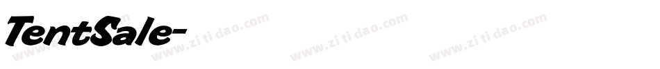 TentSale字体转换