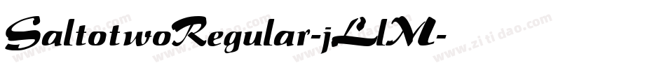 SaltotwoRegular-jLlM字体转换