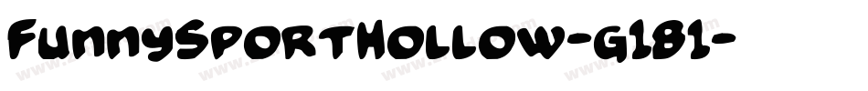 FunnySportHollow-g181字体转换