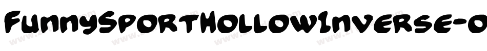 FunnySportHollowInverse-o27d字体转换