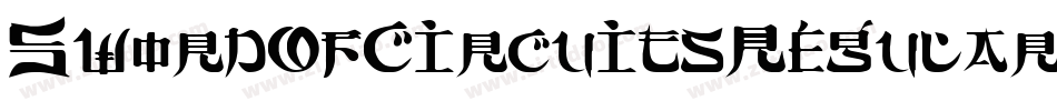 SwordOfCircuitsRegular-nyRY字体转换