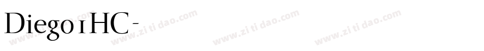 Diego1HC字体转换