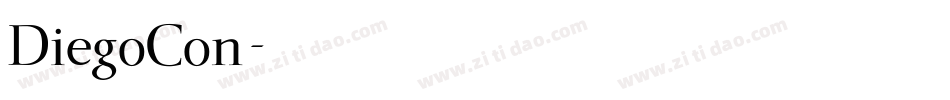 DiegoCon字体转换