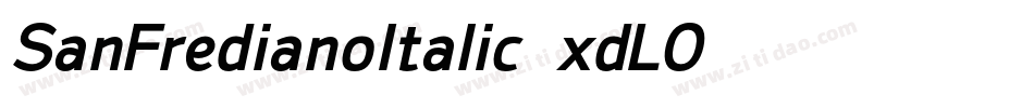 SanFredianoItalic-xdLO字体转换 SanFredianoItalic-xdLO字体转换